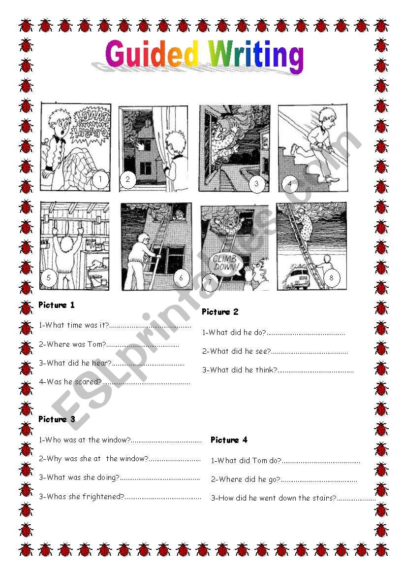 guided writing no 5 esl worksheet by sirah