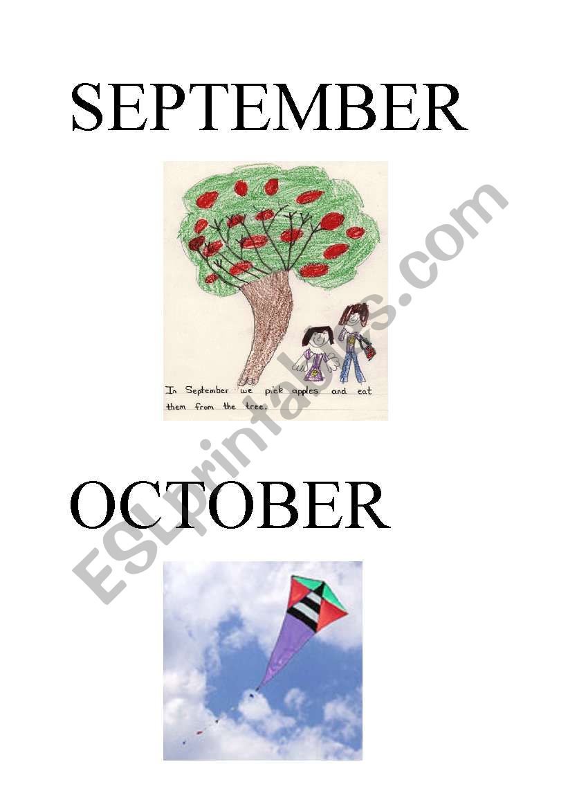 Months of the year - September, October