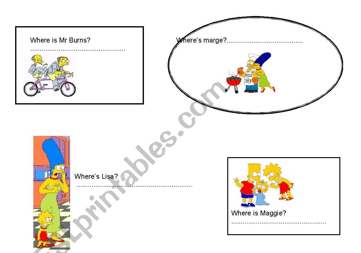 prepositions of place part 2/2