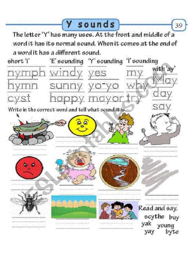english-worksheets-sound-of-y