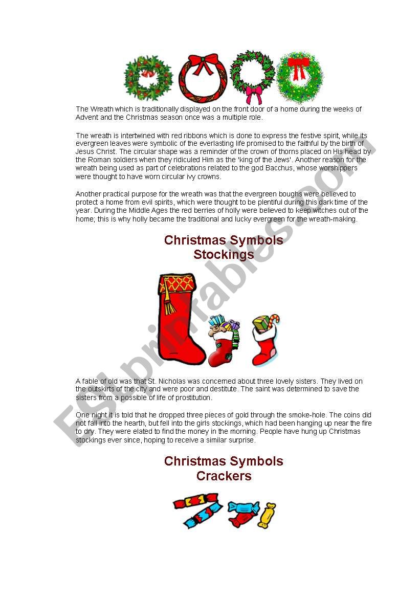 More Christmas facts worksheet