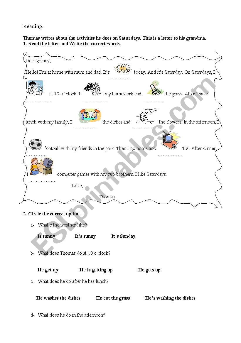 present simple worksheet