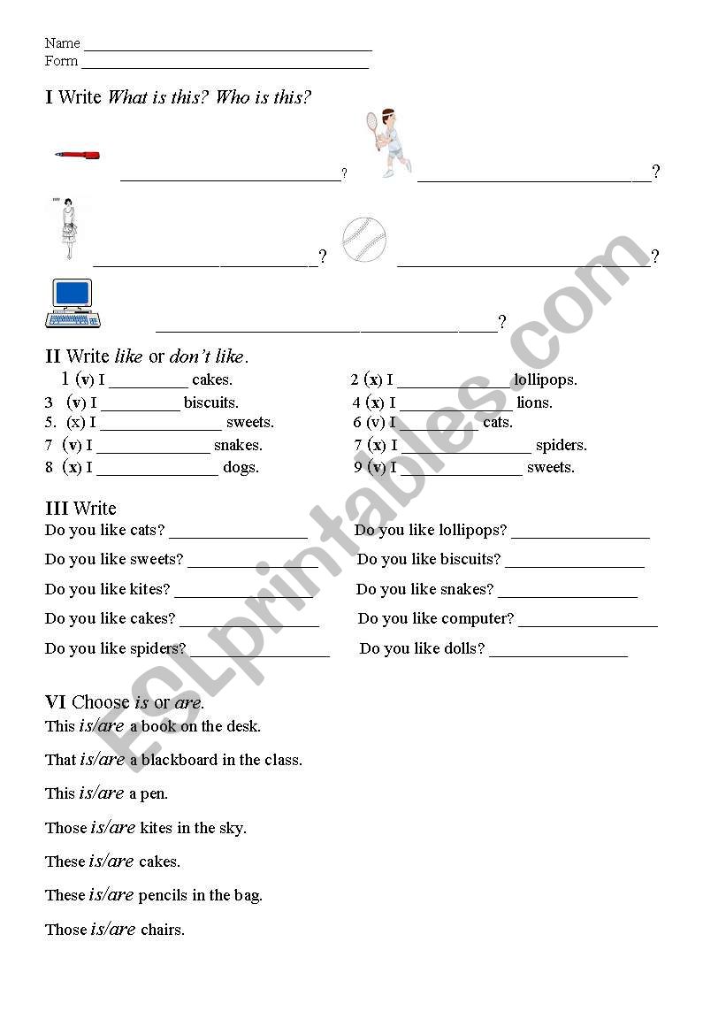 english-worksheets-like-don-t-like