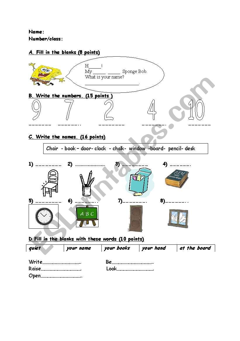 worksheet for child worksheet