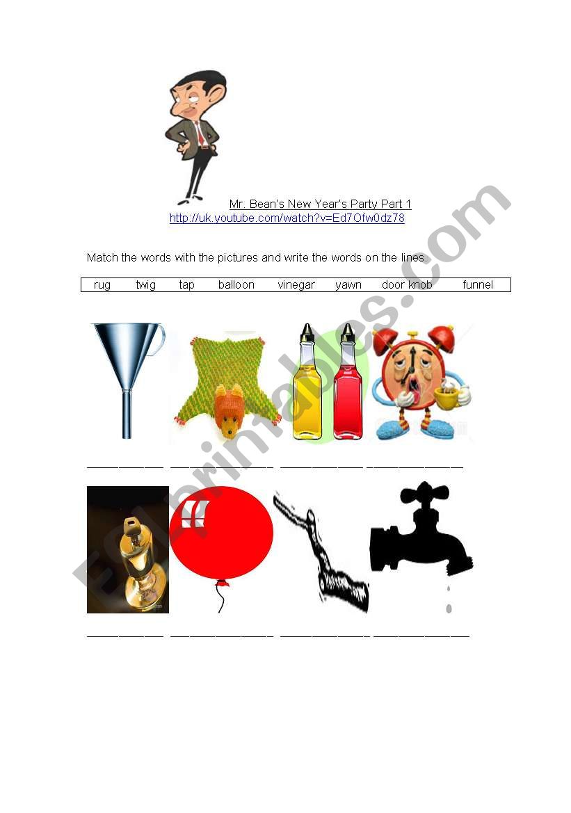 New Year´s Lesson - ESL worksheet by ridkin