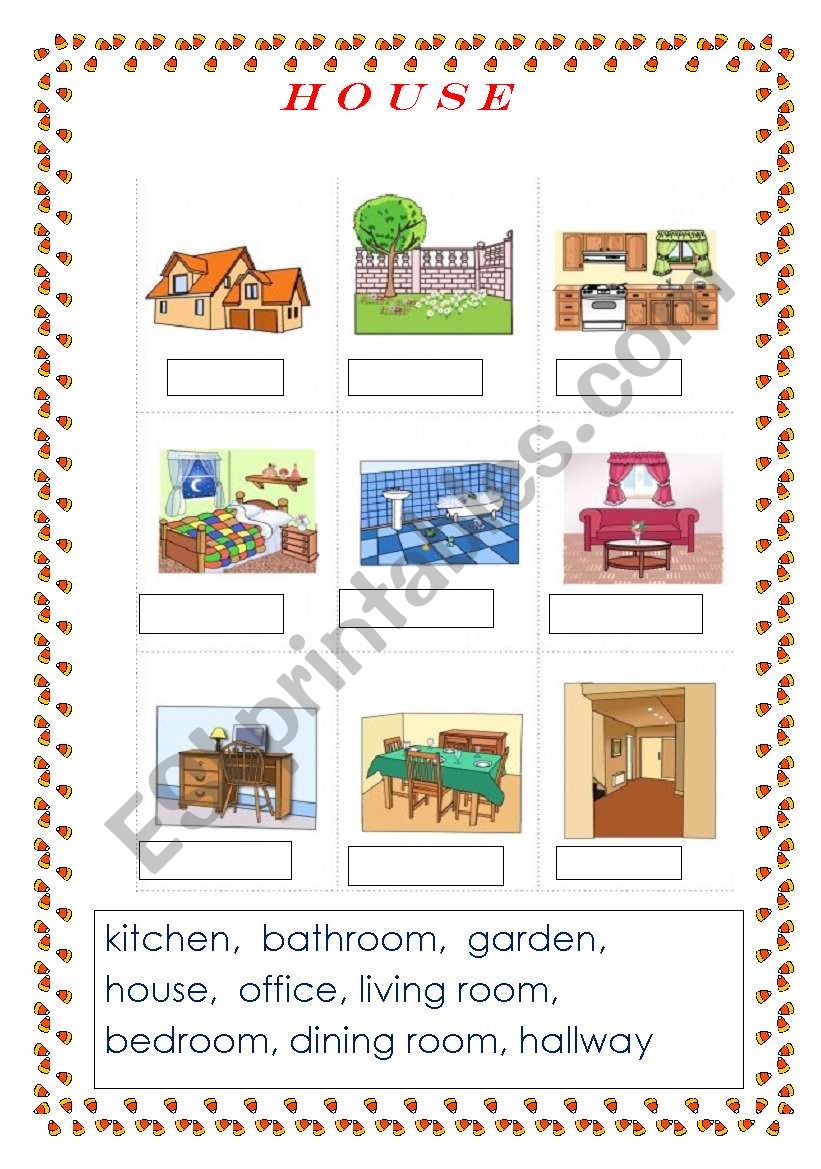 HOUSE worksheet