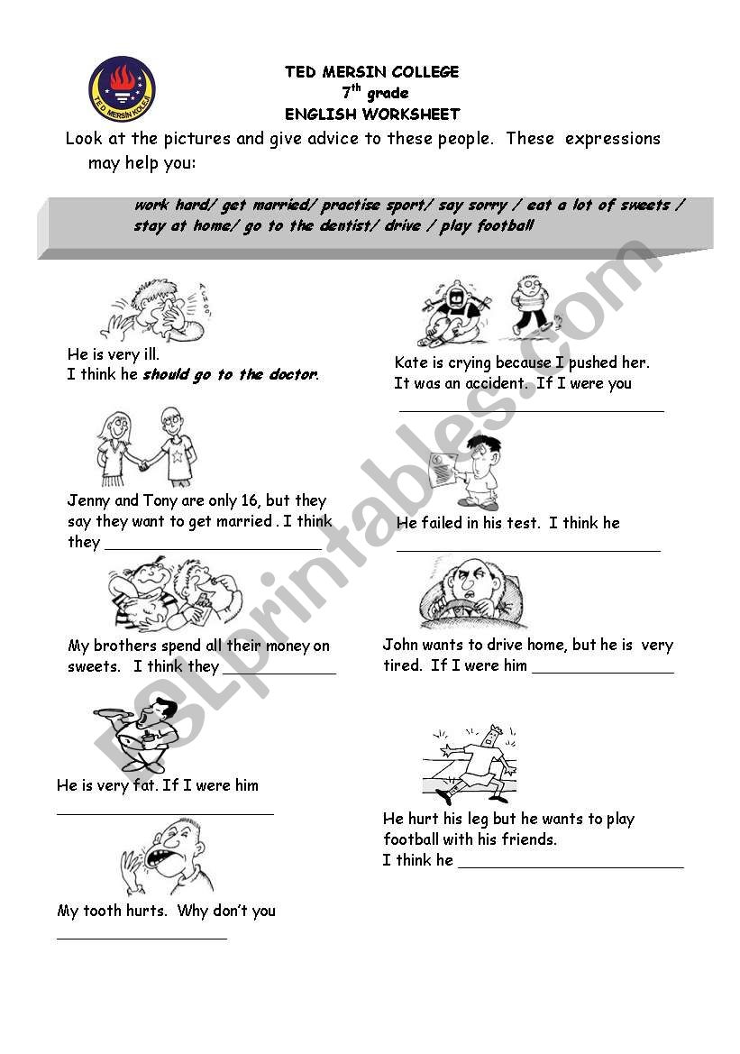 mixed exercises worksheet