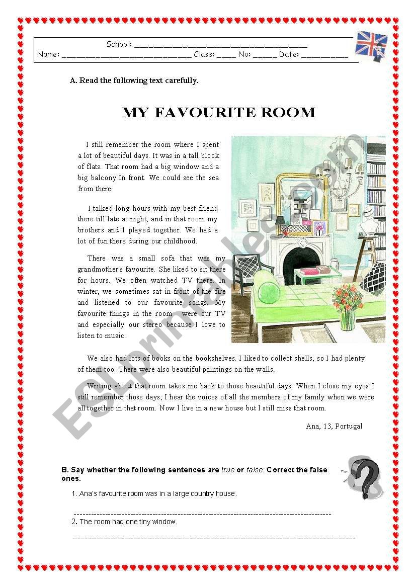essay about room