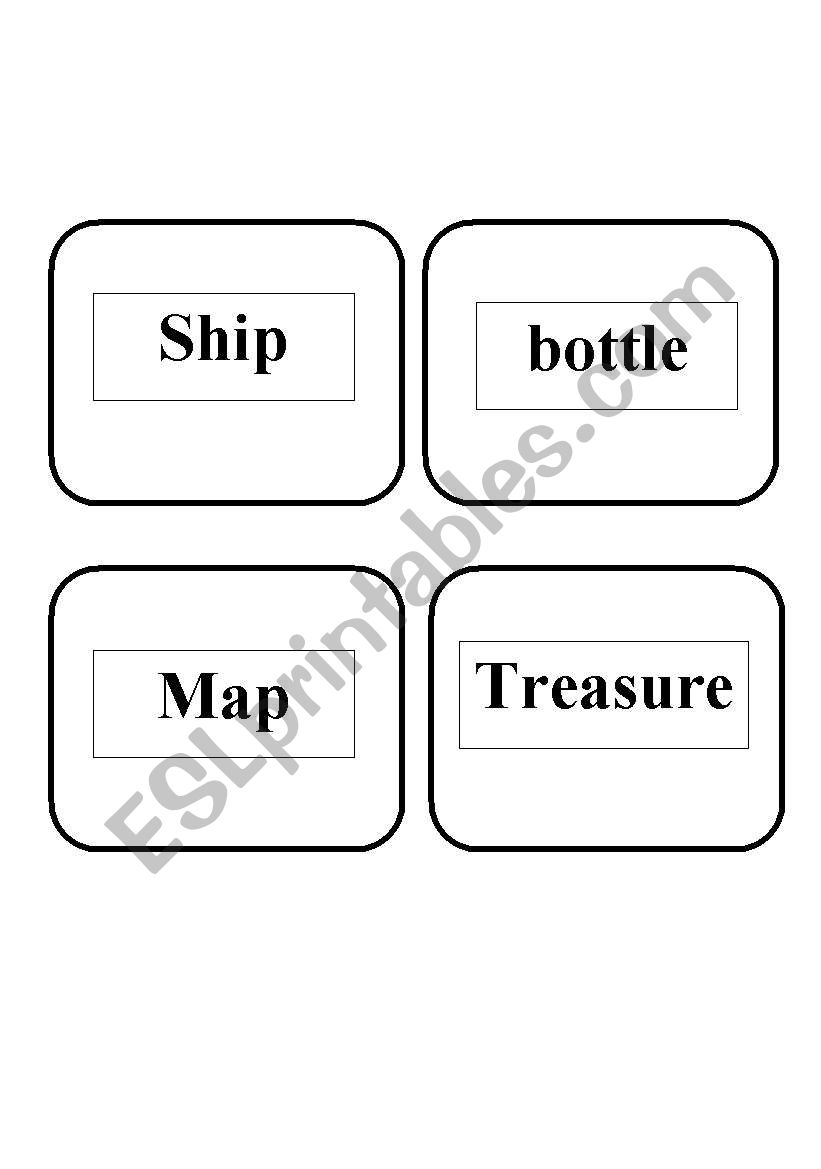 pirates memory game (part 3) worksheet