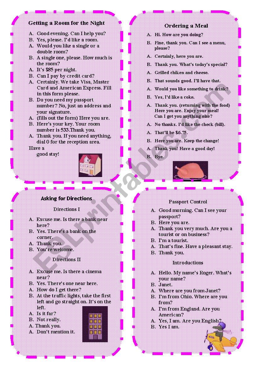 Role Play 2 worksheet