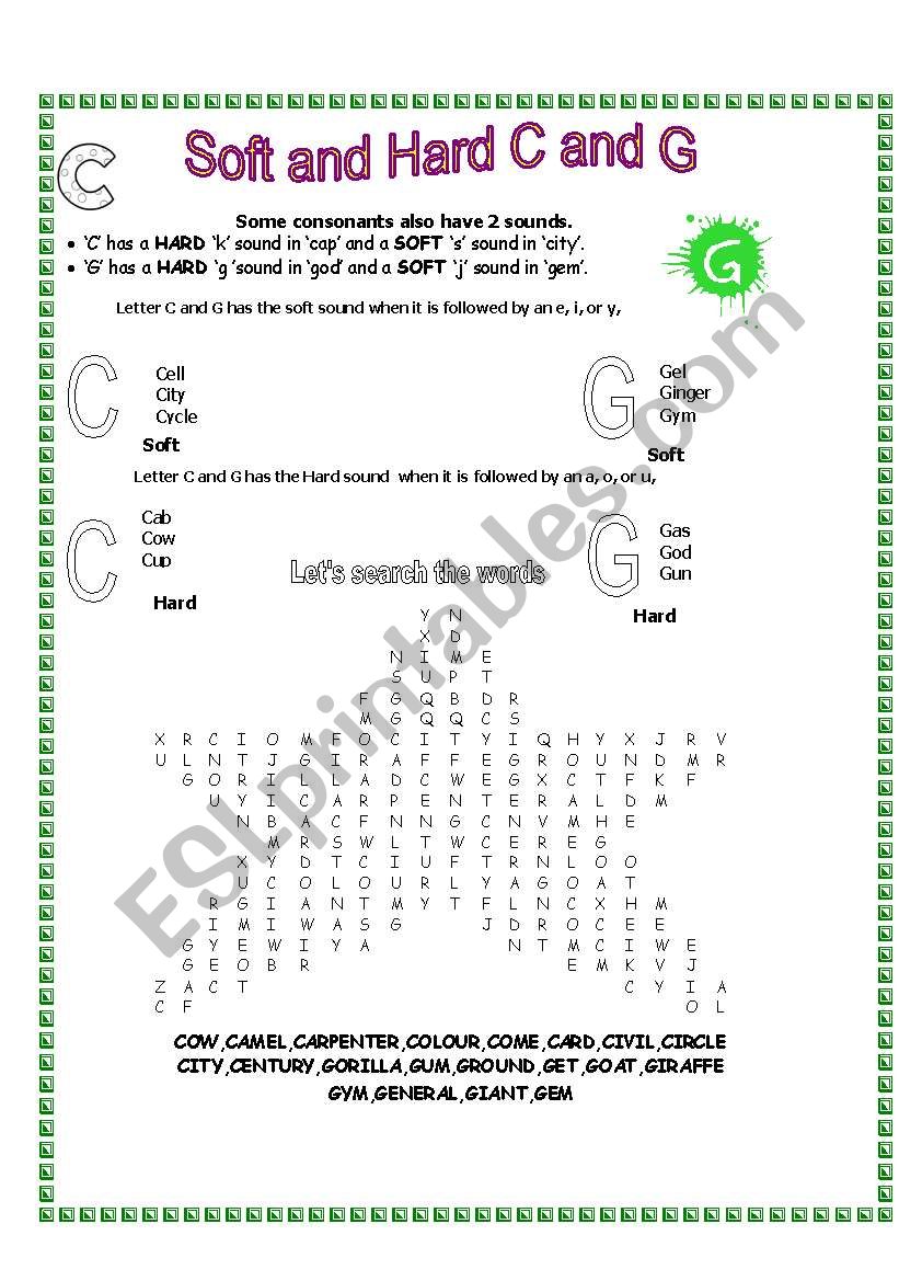 english-worksheets-soft-and-hard-c-and-g