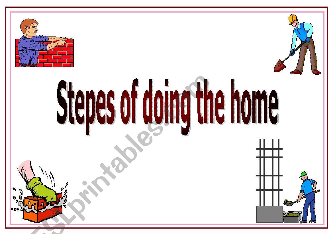 stepes of doing home worksheet