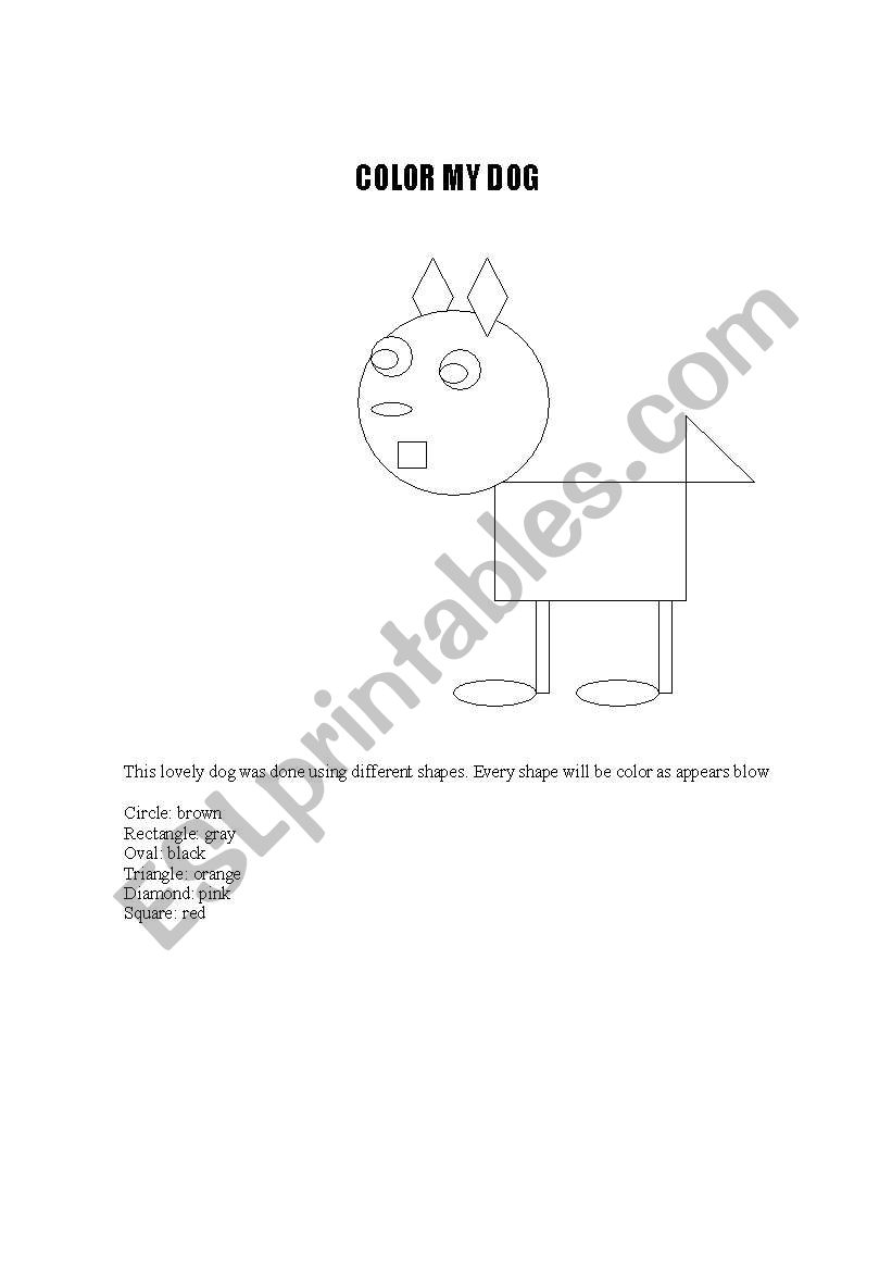 My dog_shapes worksheet