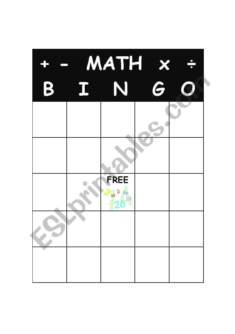 english-worksheets-math-bingo-sheet