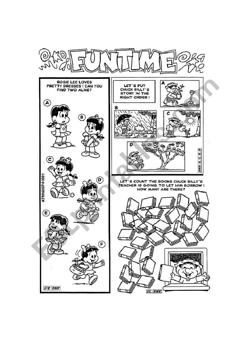 Fun Activities For The Young Learners ESL Worksheet By Veve25