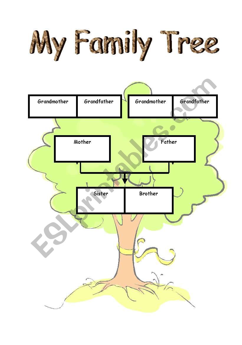 Family Tree - ESL worksheet by lydia1001