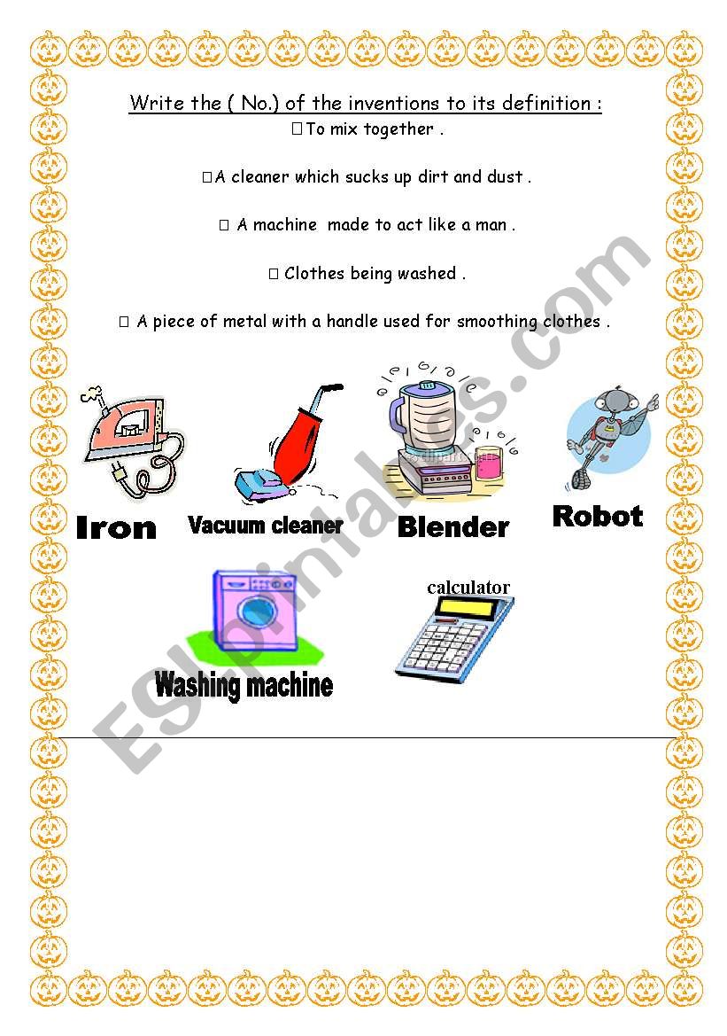 invention worksheet