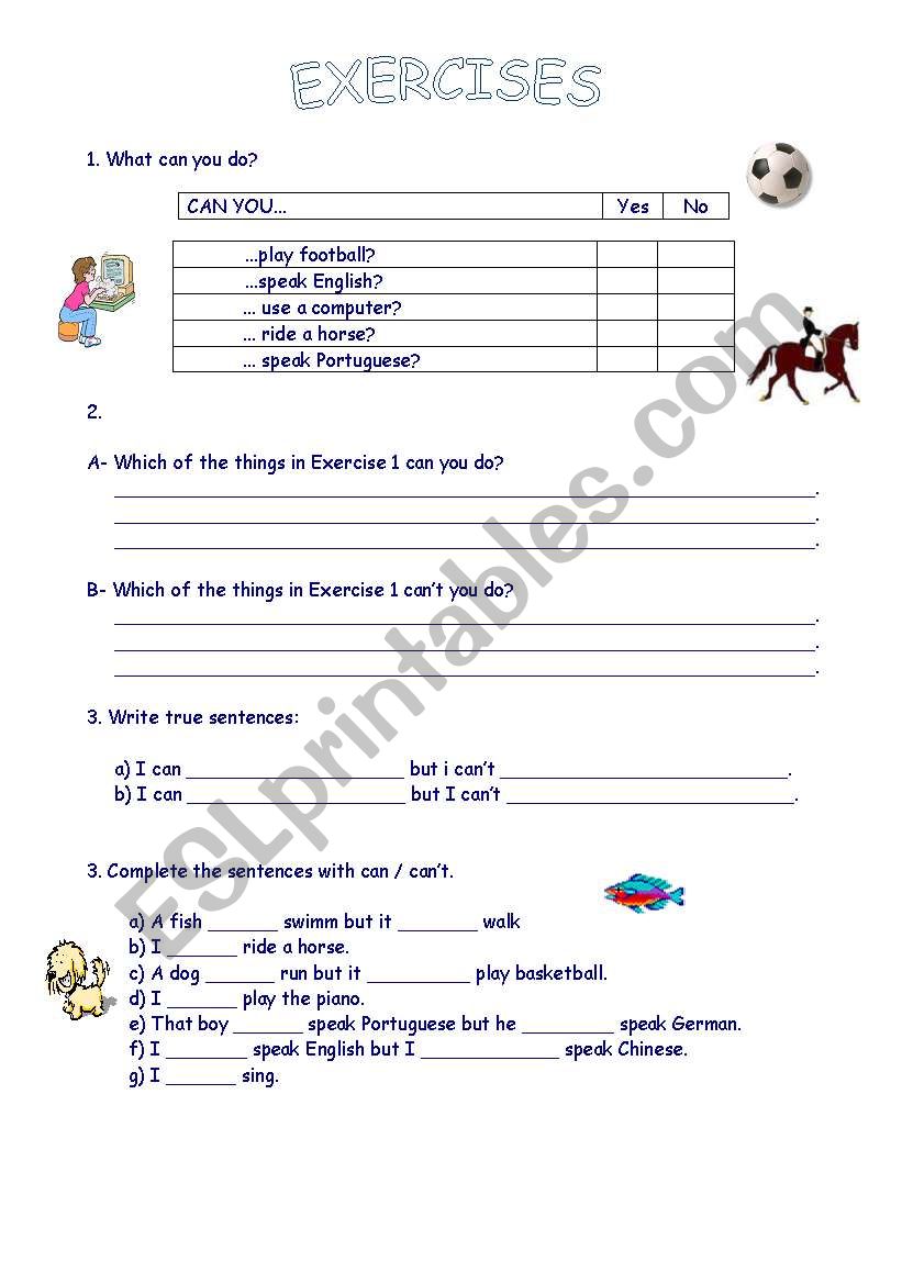 can  worksheet