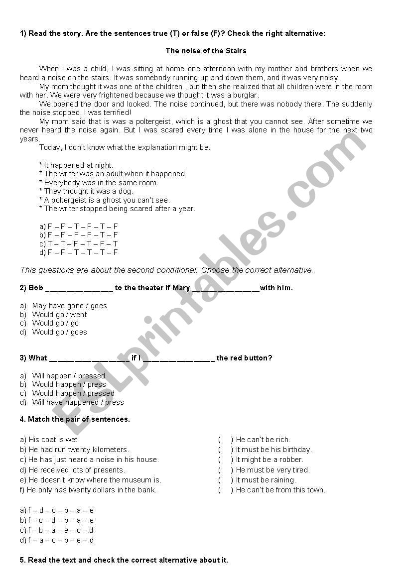 text interpretation + conditional