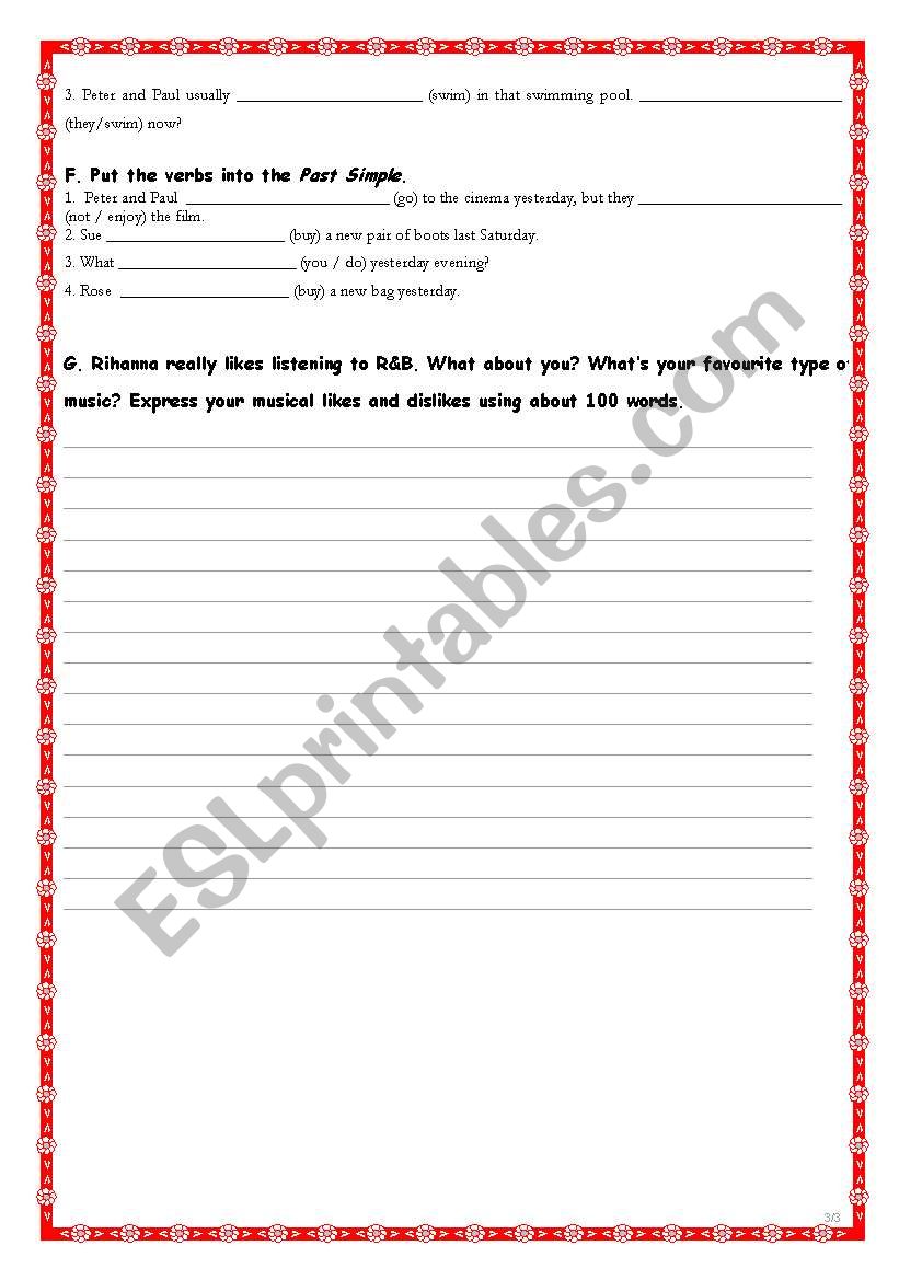 Rihanna - Russian Roulette - ESL worksheet by SophiaDiesel