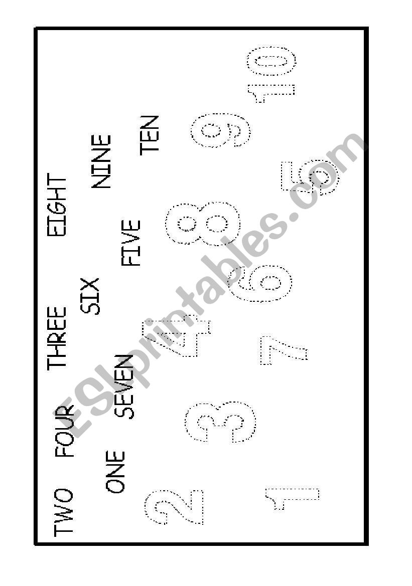 Numbers worksheet