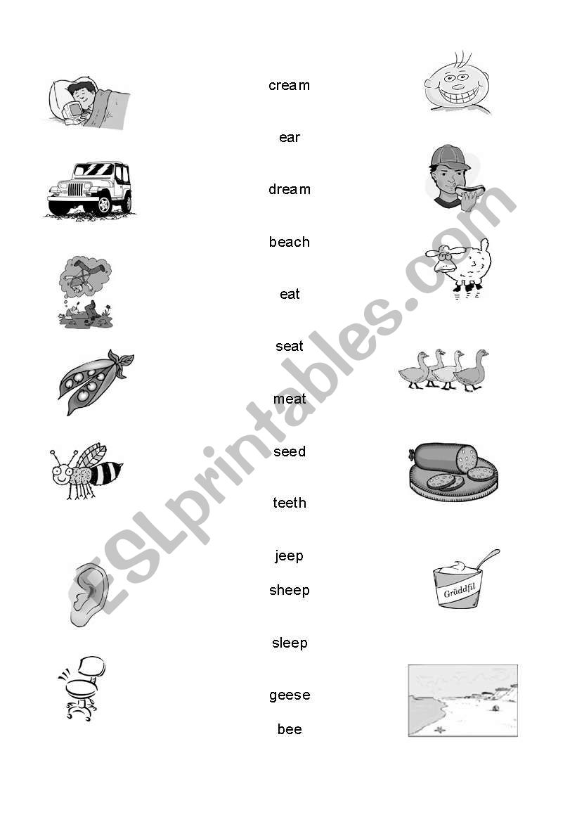 long e sound worksheet