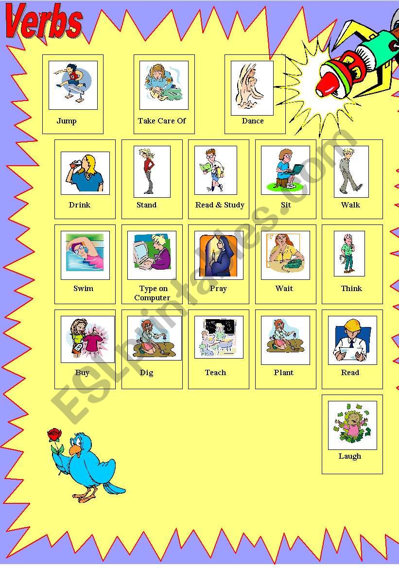 Verbs 2/2 worksheet