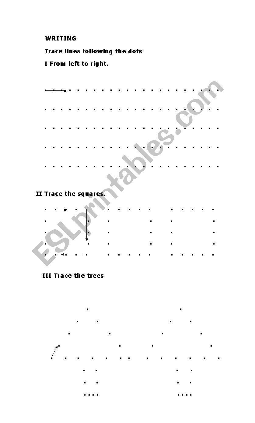 TRACES worksheet