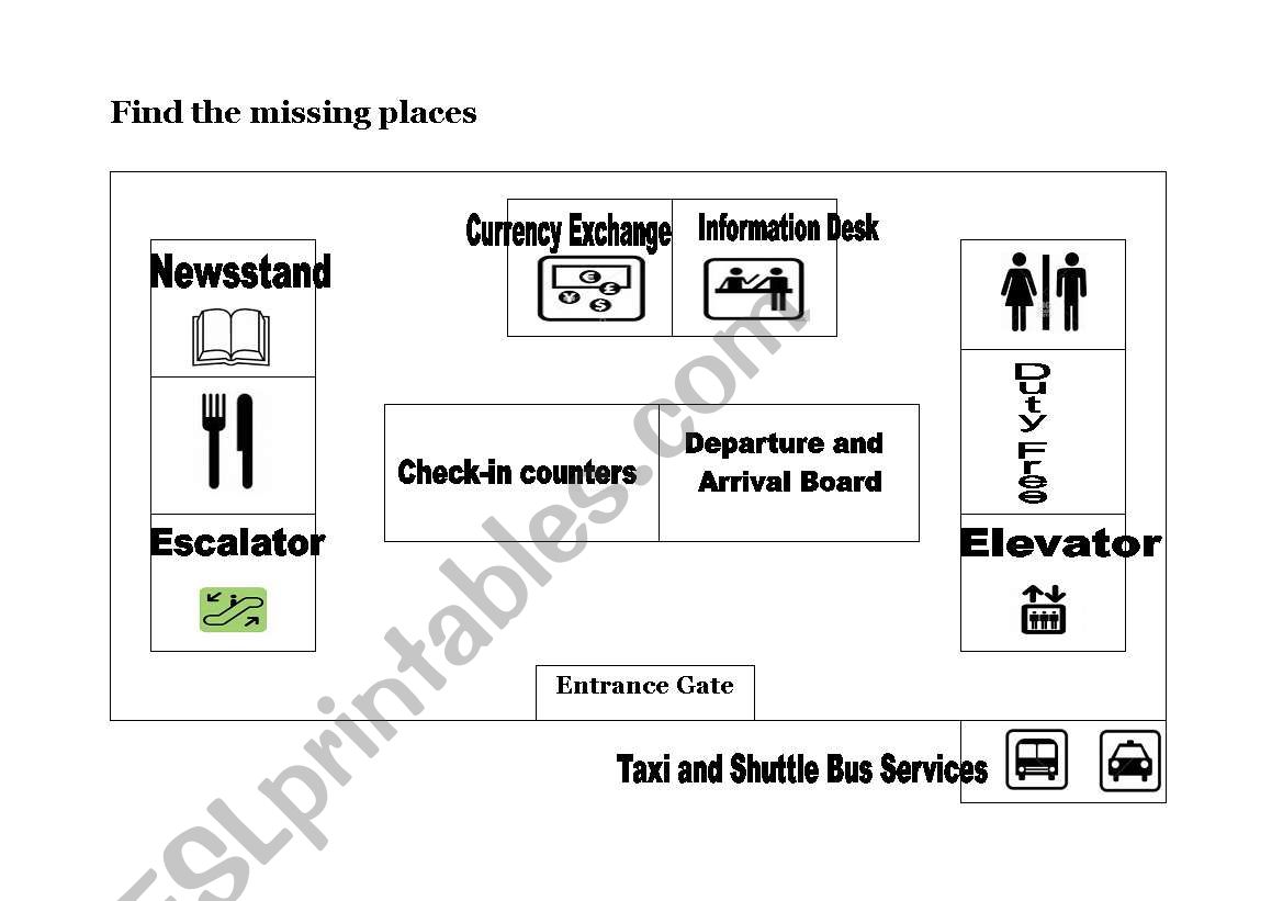 asking direction worksheet