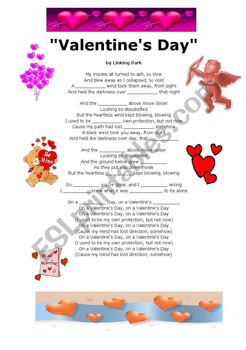 On a Valentine´s Day - ESL worksheet by Sara Almeida