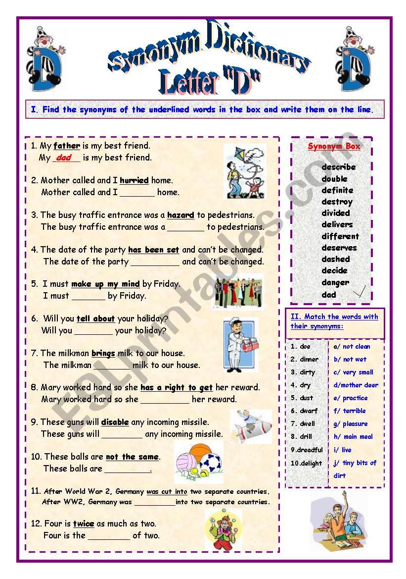 Synonyms for Crazy starting with letter D