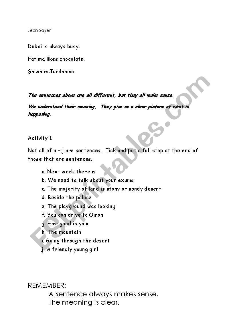 english-worksheets-what-is-a-sentence