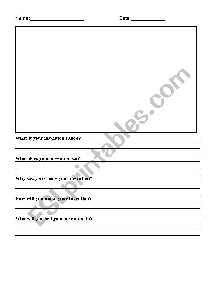 Invention worksheet