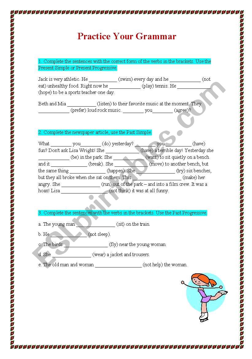 Practice Your Grammar worksheet