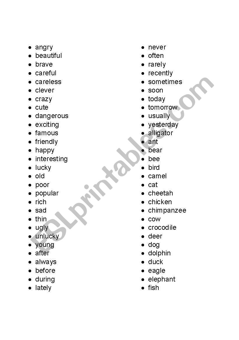 english-worksheets-basic-english-vocabulary