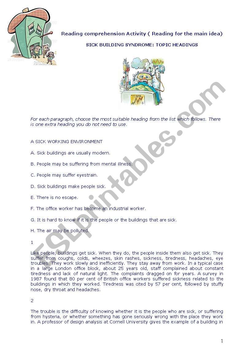 FCE reading comprehension exercises - ESL worksheet by zinminkyaw