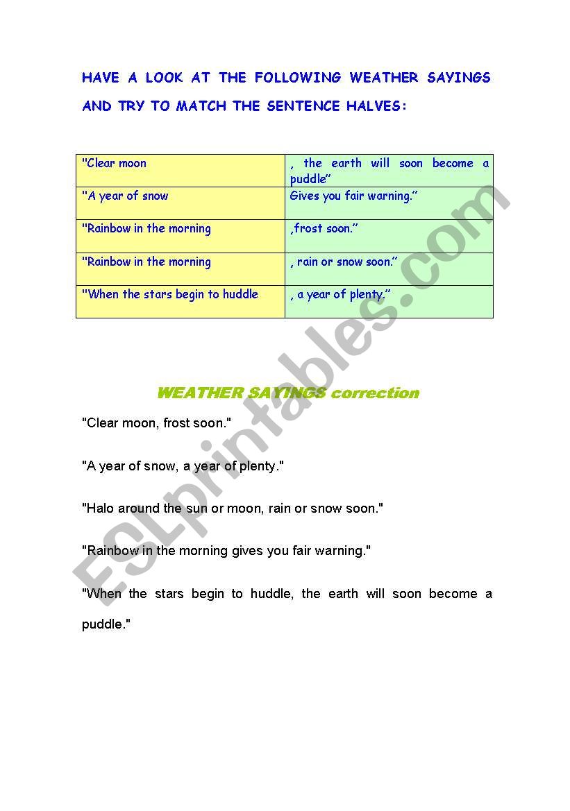 english-worksheets-english-weather-sayings