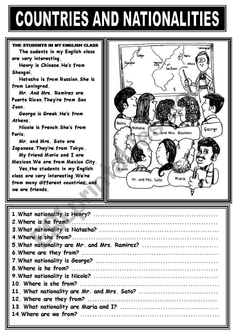 countries-and-nationalities-esl-worksheet-by-memthefirst
