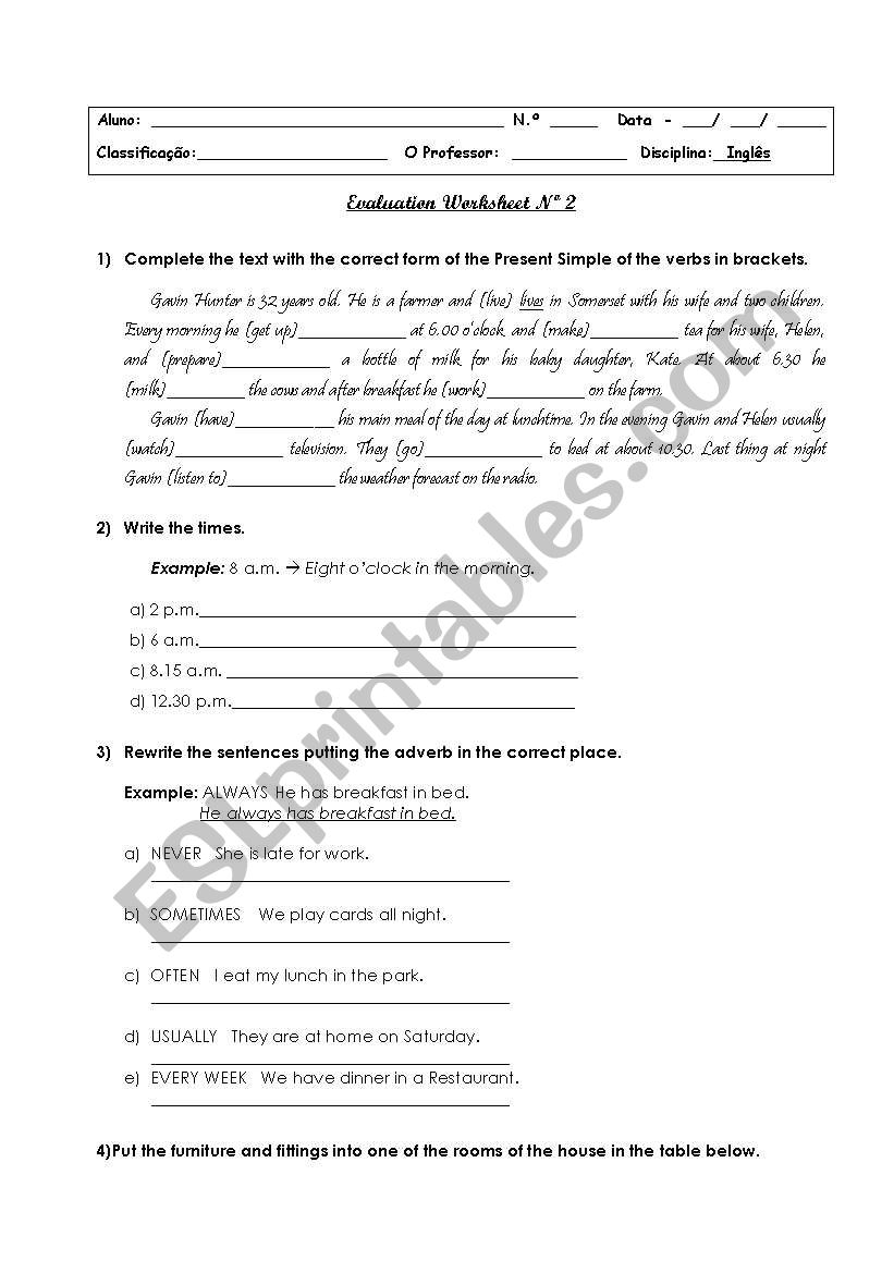 Consolidation Worksheet 2 worksheet