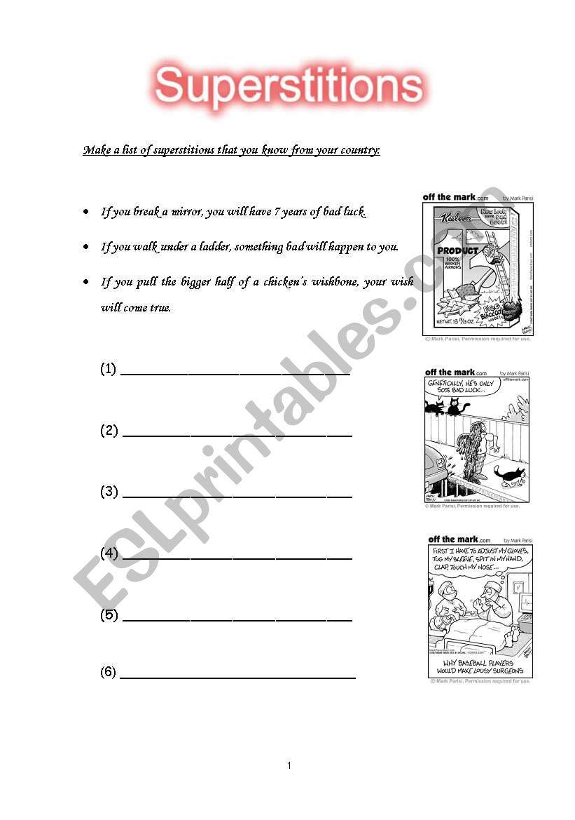 superstitions-for-friday-13th-esl-worksheet-by-steveo7502