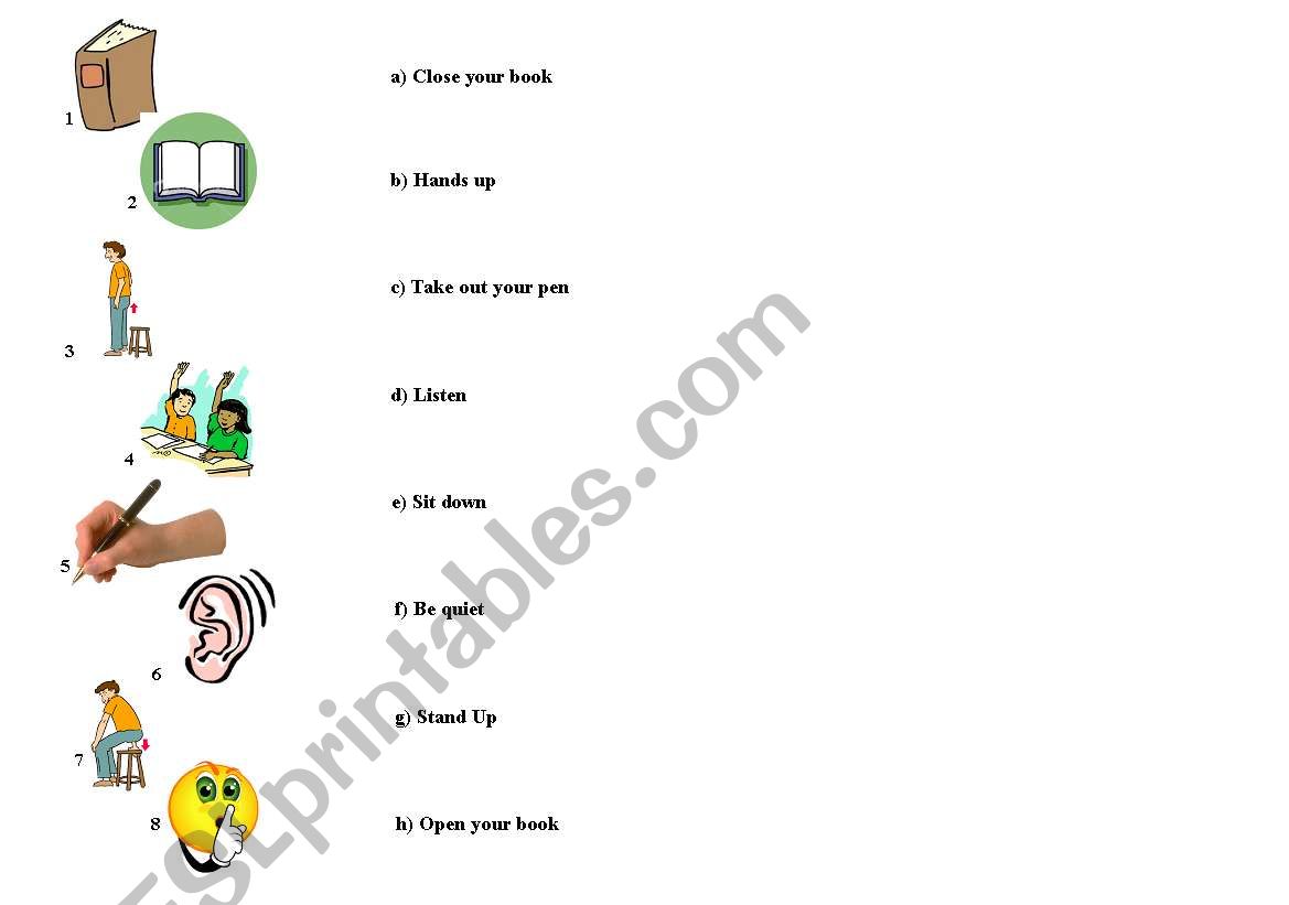 Classroom Rules worksheet