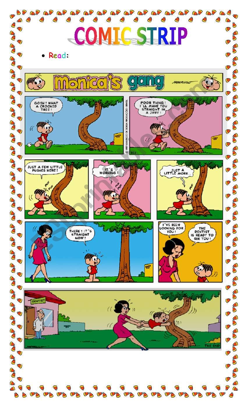 Comic Strip ESL Worksheet By CAMILA SOUSA