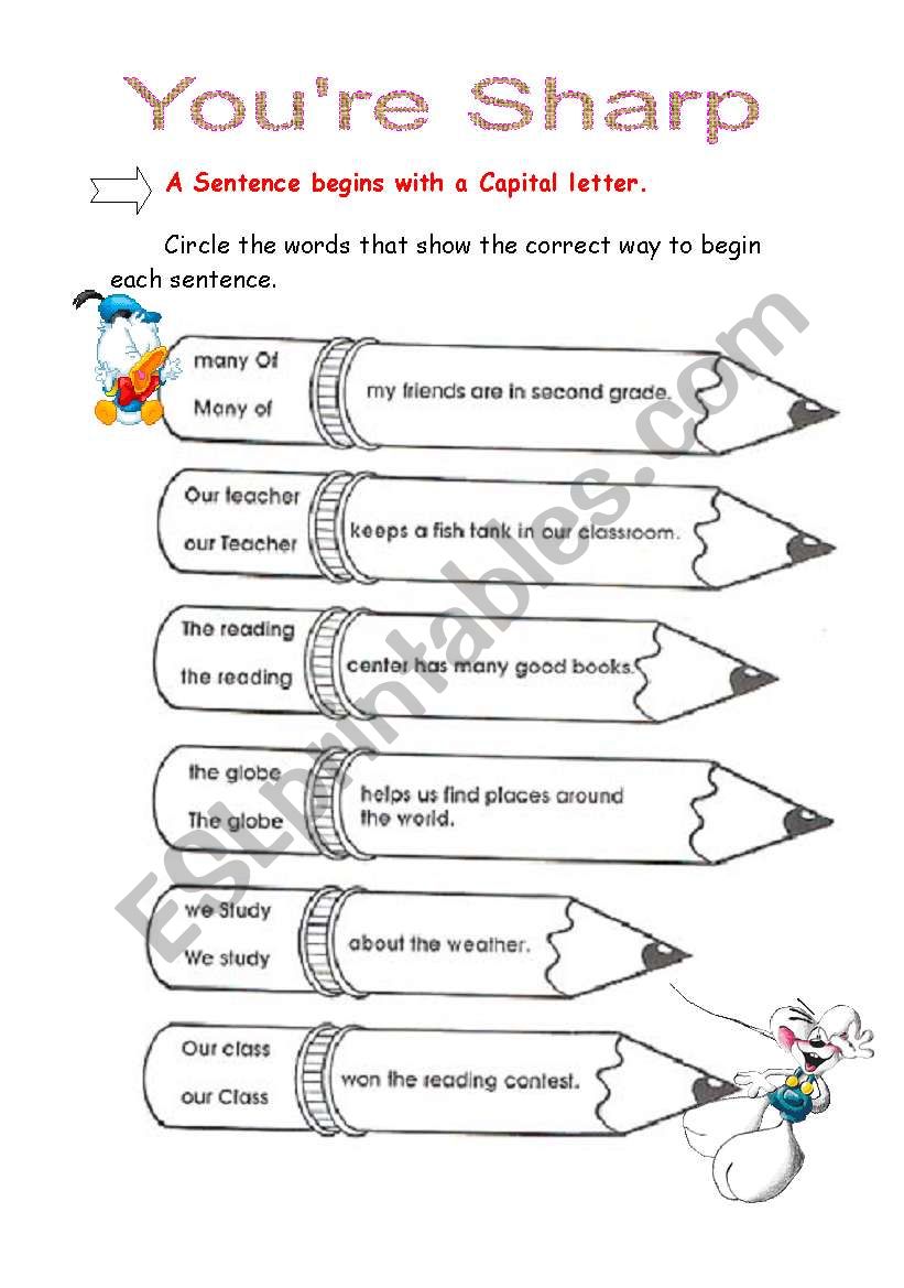 you-re-sharp-esl-worksheet-by-jirawan