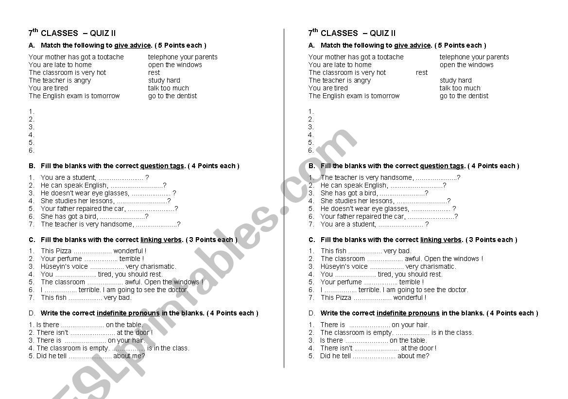 general worksheet worksheet