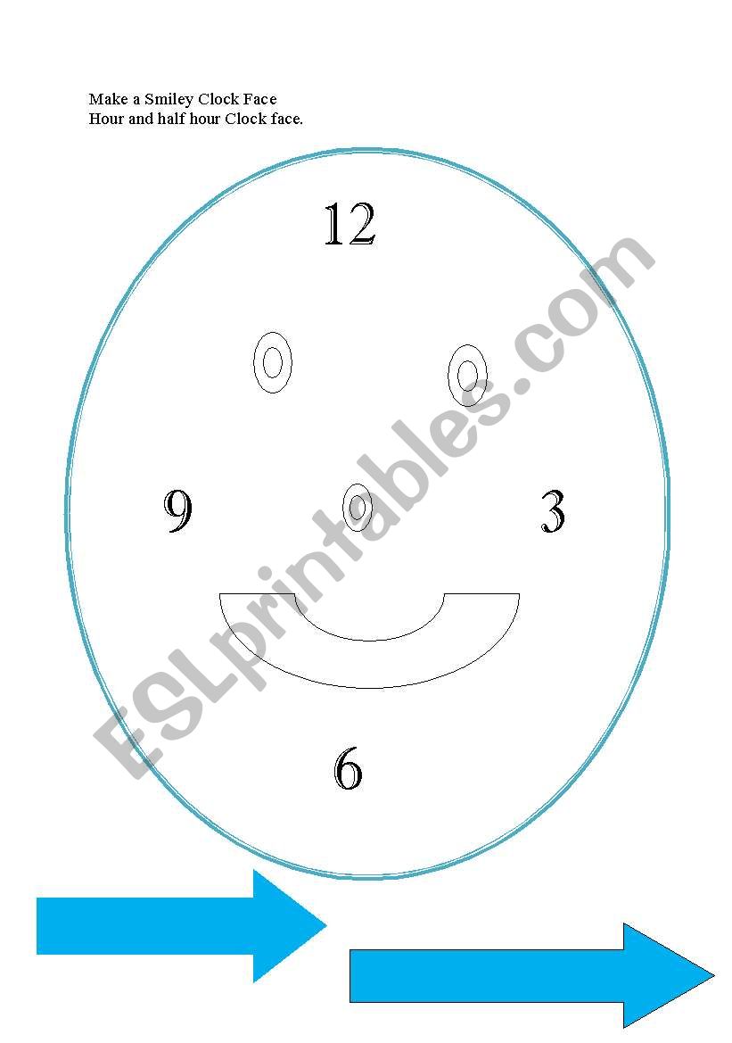 Fun Clock  worksheet