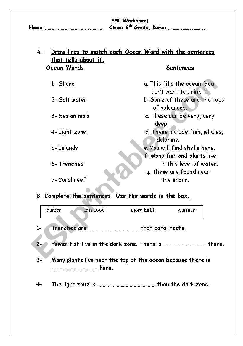 synonyms worksheet