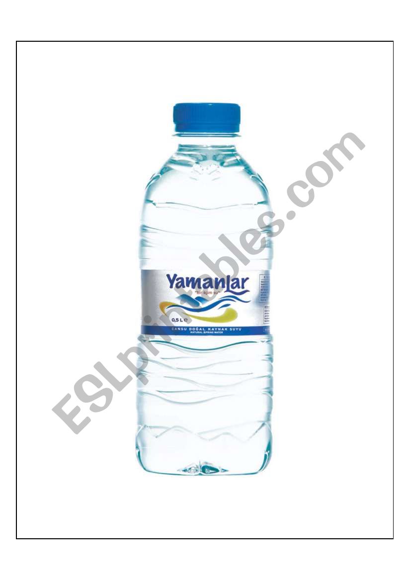 bottle worksheet