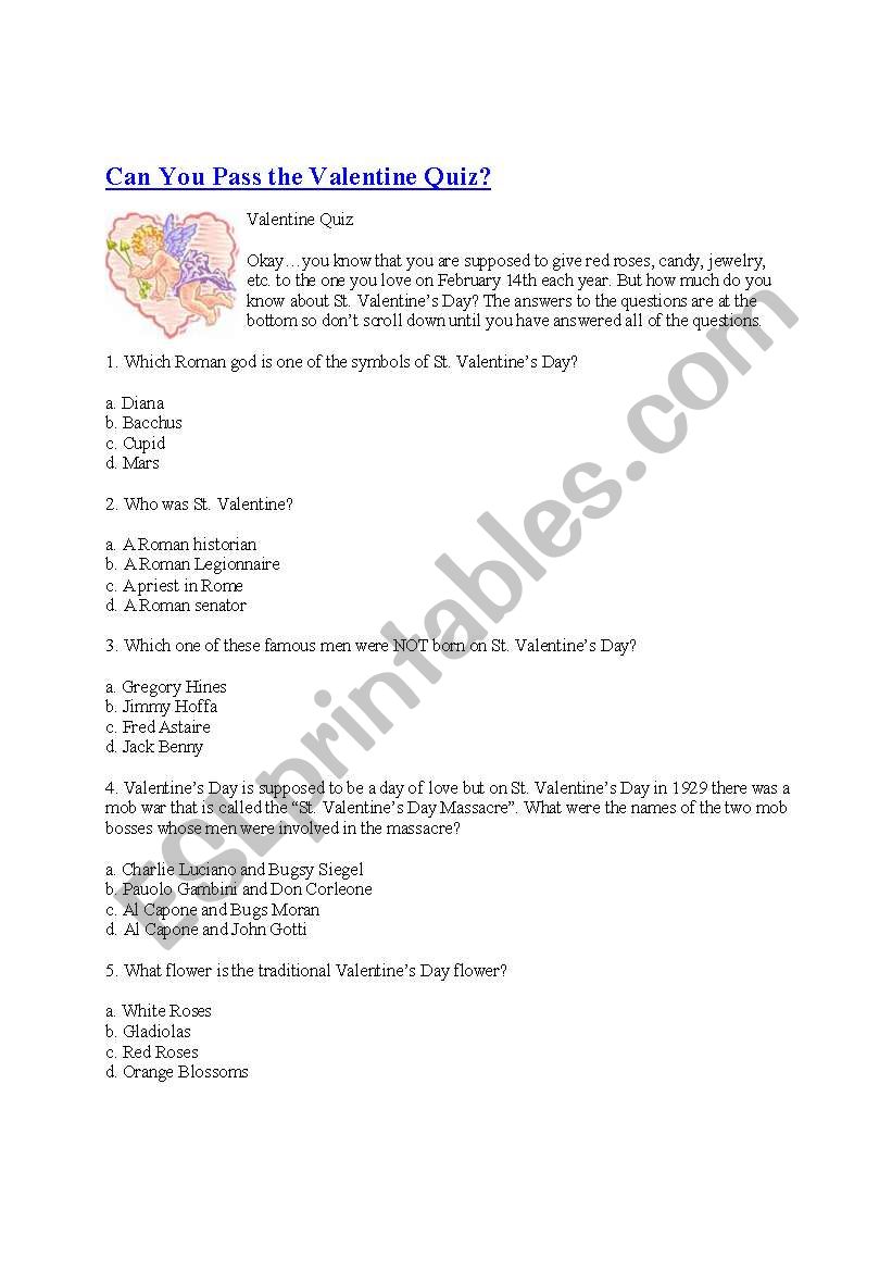 valentine worksheet