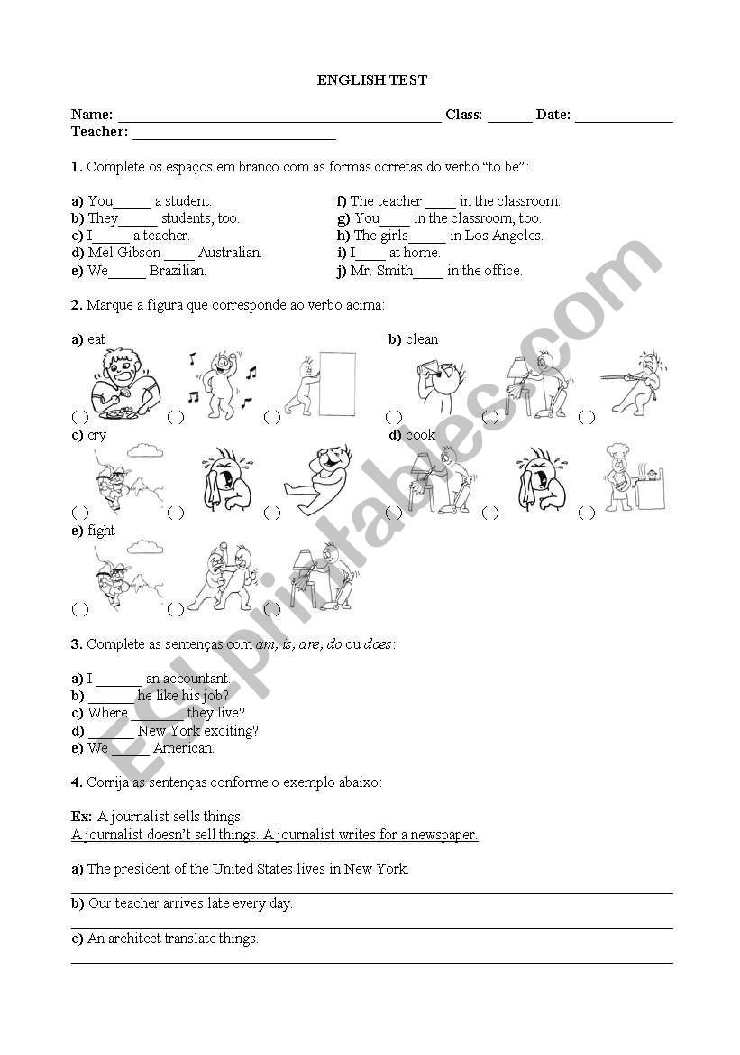 Test worksheet