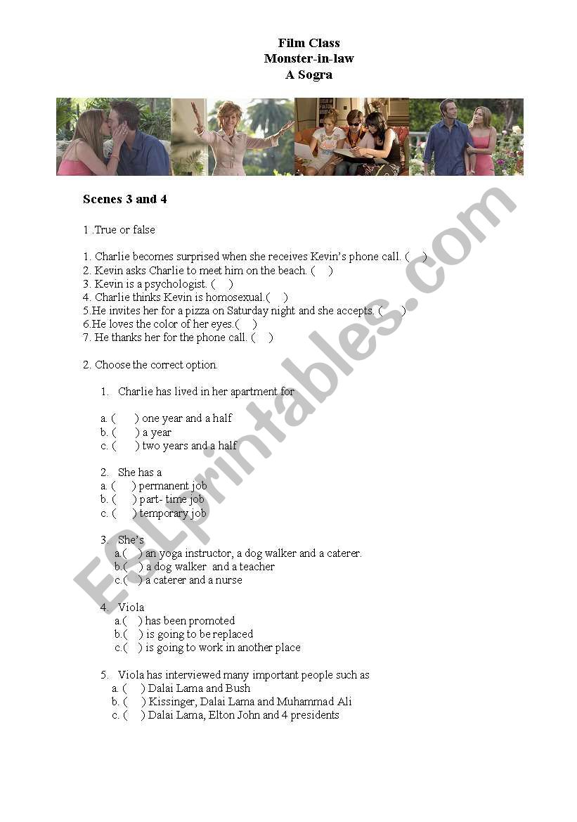 A sogra worksheet